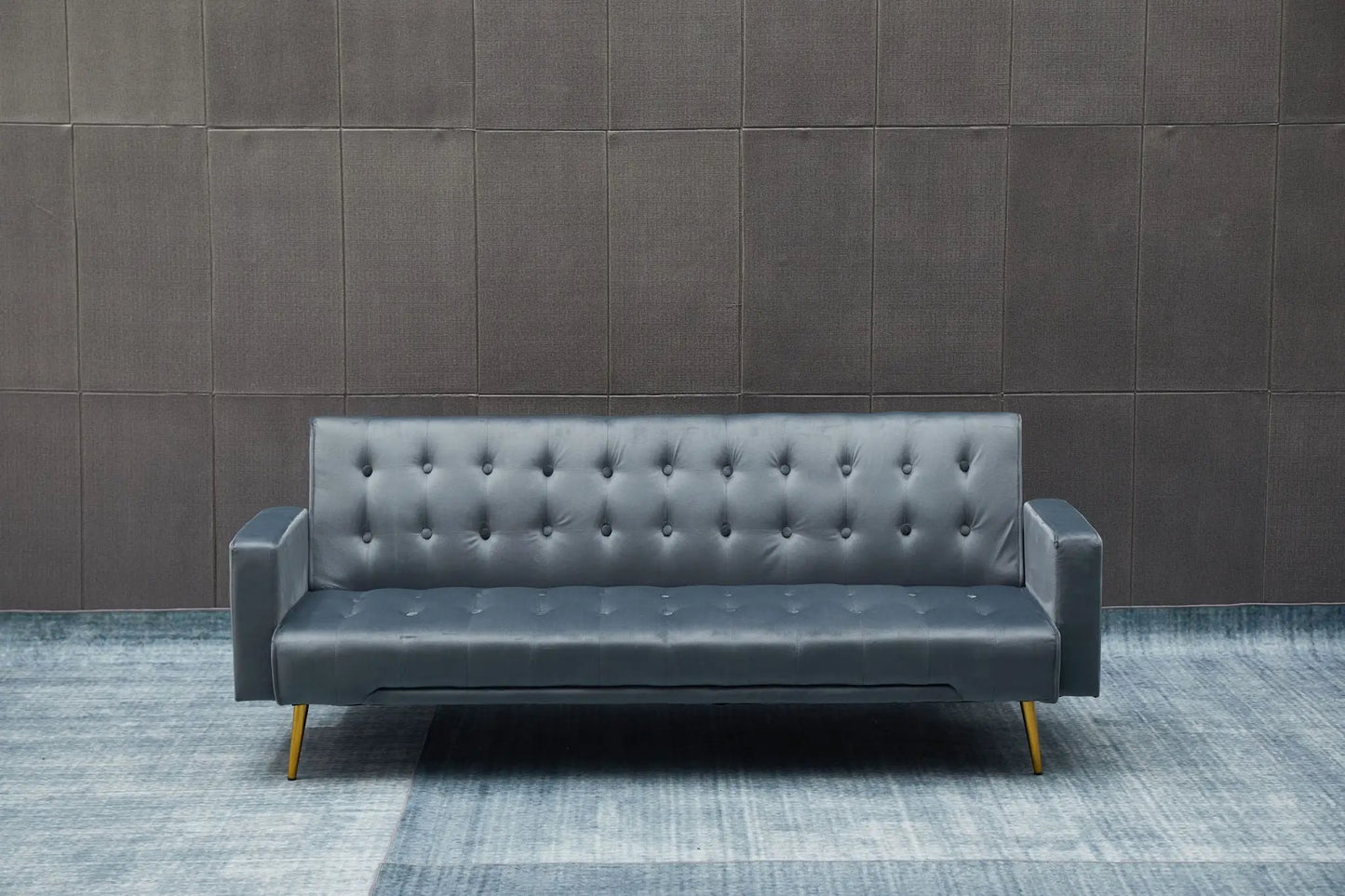 Compact Design Sofa Bed with Premium Fabric