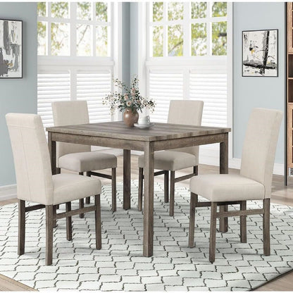 Transitional Upholstered Dining Chair For Kitchen