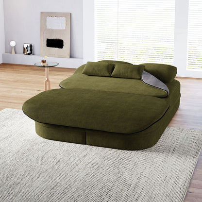 Foldable Sofa Bed with a Multi Functional Blanket