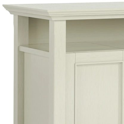 TV media stand Amherst handcrafted in whitewashed wood by Unique Piece Furniture on Tampa Home & Garden Store