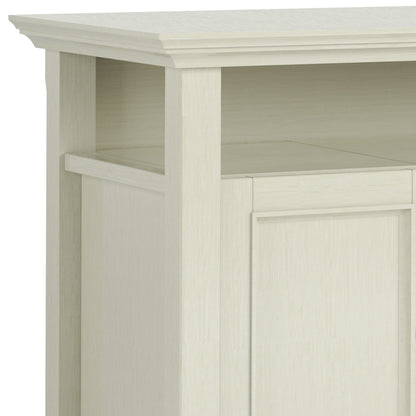 Solid Wood TV Stand with Adjustable Shelves cream finish, HouseOfZazla on Tampa Home & Garden Store