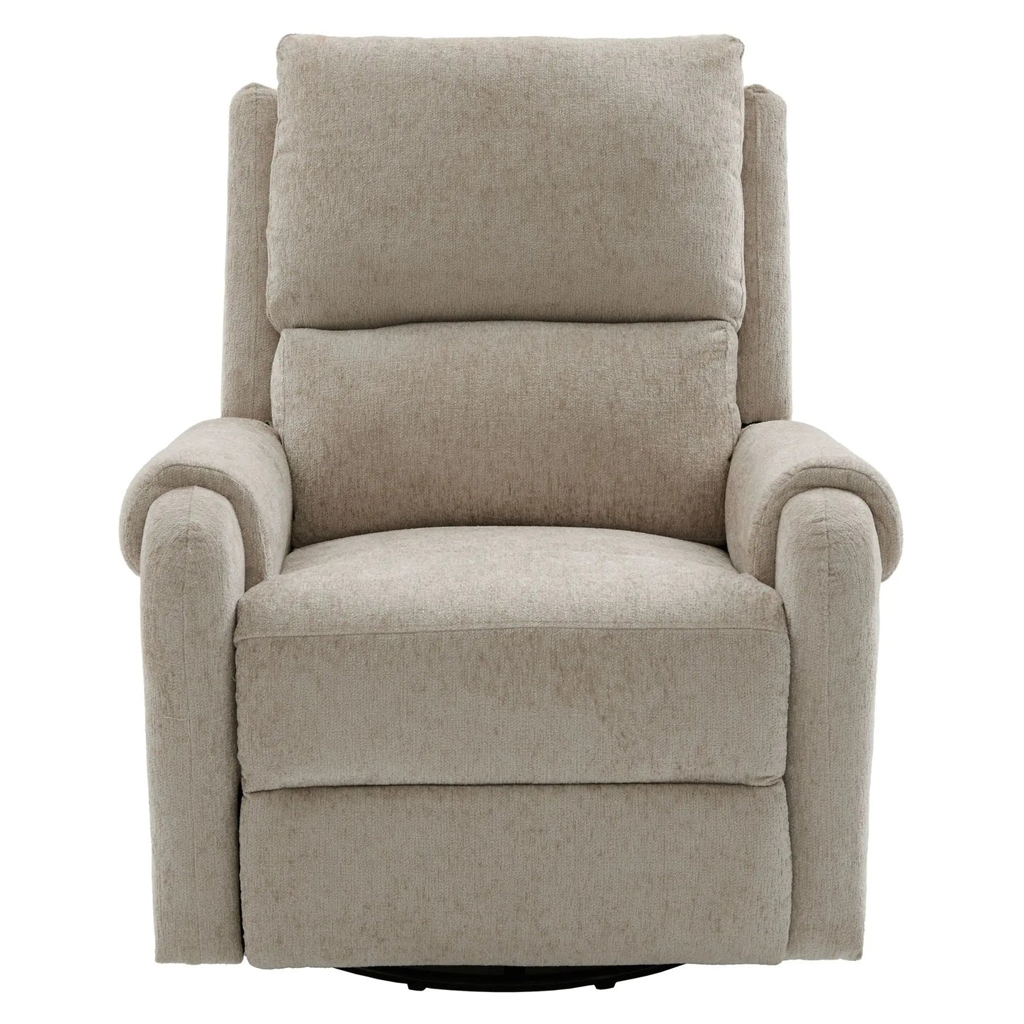 Beige fabric manual recliner massage chair by Unique Piece Furniture with swivel rocker on Tampa Home & Garden Store