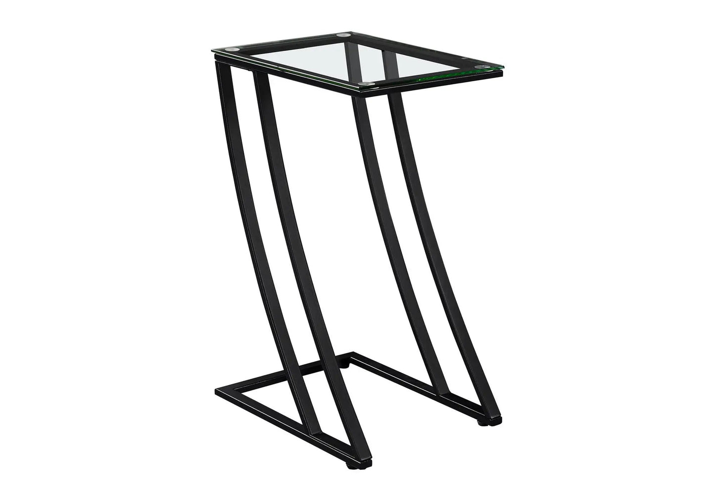 C Shaped Accent Table Sturdy Construction