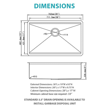 Stainless Steel Undermount Sink and Kitchen Prep