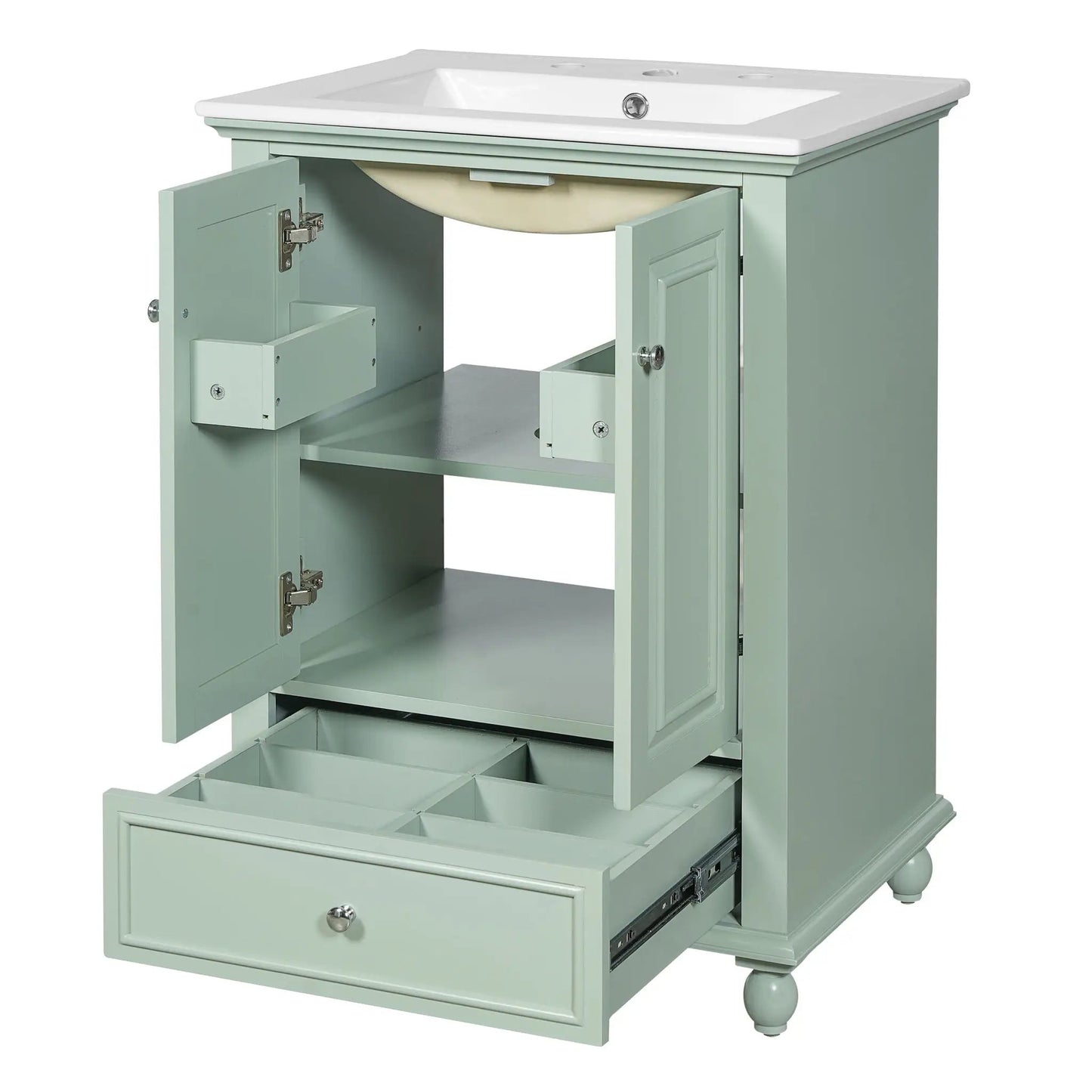 Modern Bathroom Vanity With Sink and Drawer