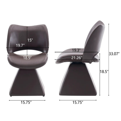 Modern Swivel Dining Chair With High Back