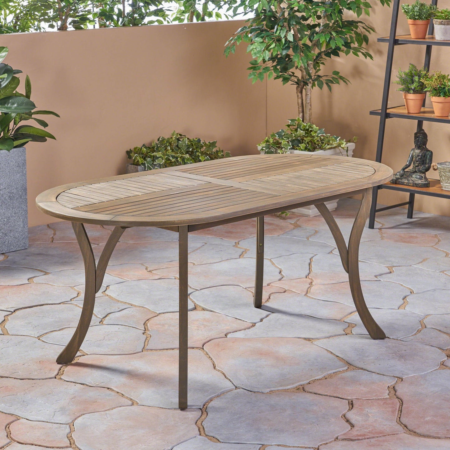 Premium Acacia Wood Outdoor Table For The Patio