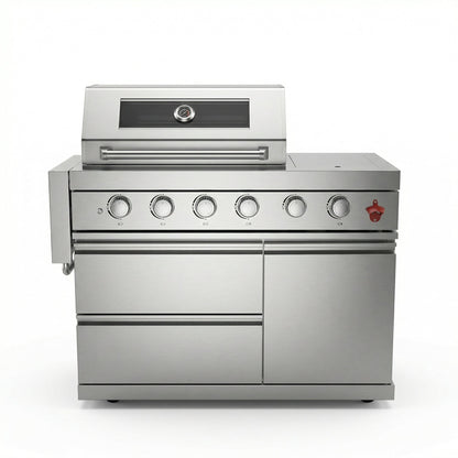 Deluxe 6 Burner Stainless Steel Outdoor Grill