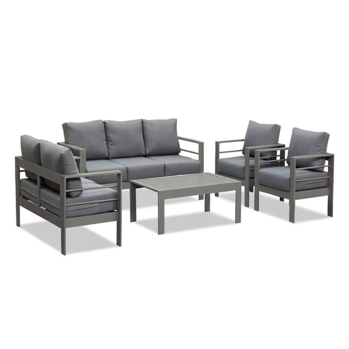 All Weather Iron Patio Set and Thick Cushions
