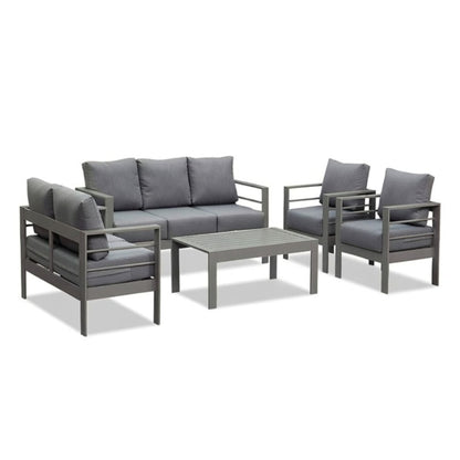 All Weather Iron Patio Set and Thick Cushions