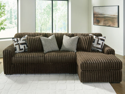 Midnight Madness Sectional and Jumbo Corduroy