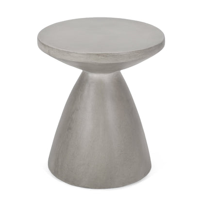 Outdoor and Lightweight Concrete Side Table