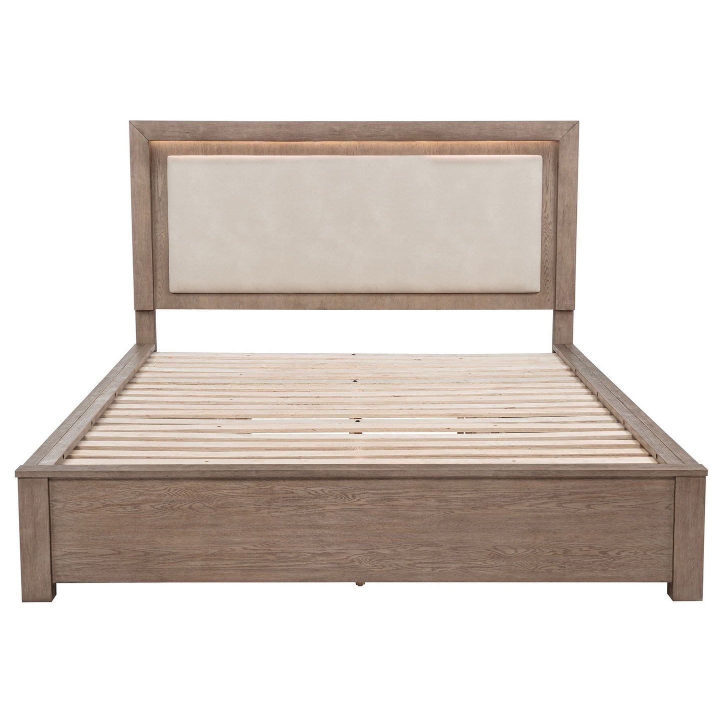 Gibbons Led Storage Bed with Elegant Headboard