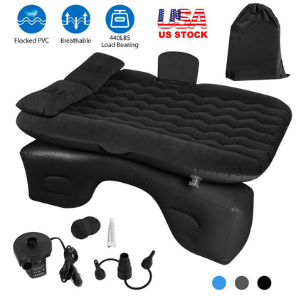 Car air mattress bed GemGear black with portable pump and carry bag on Tampa Home & Garden Store
