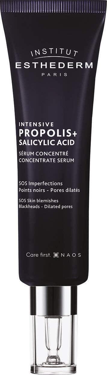 Face serum Institut Esthederm Intensive Propolis+ Salicylic Acid in dark purple tube on Tampa Home & Garden Store