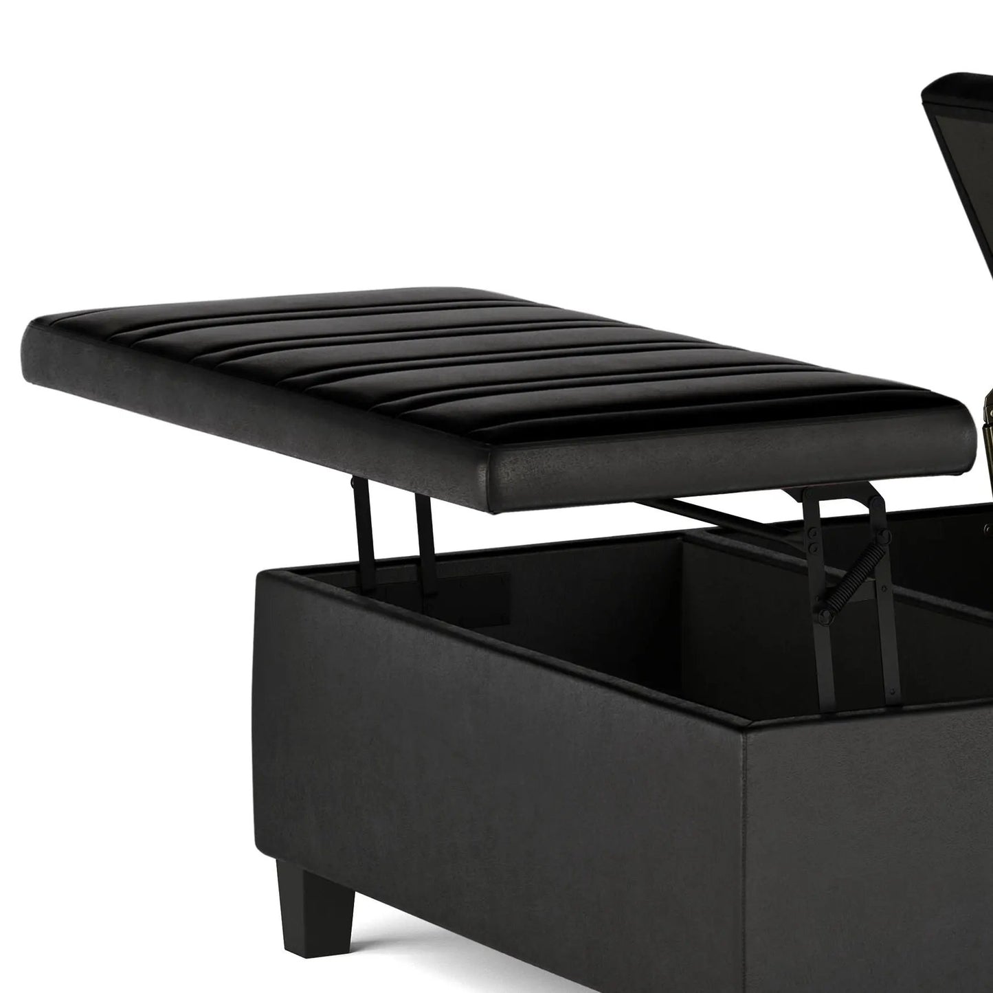 Ellis Coffee Table Storage Ottoman Contemporary