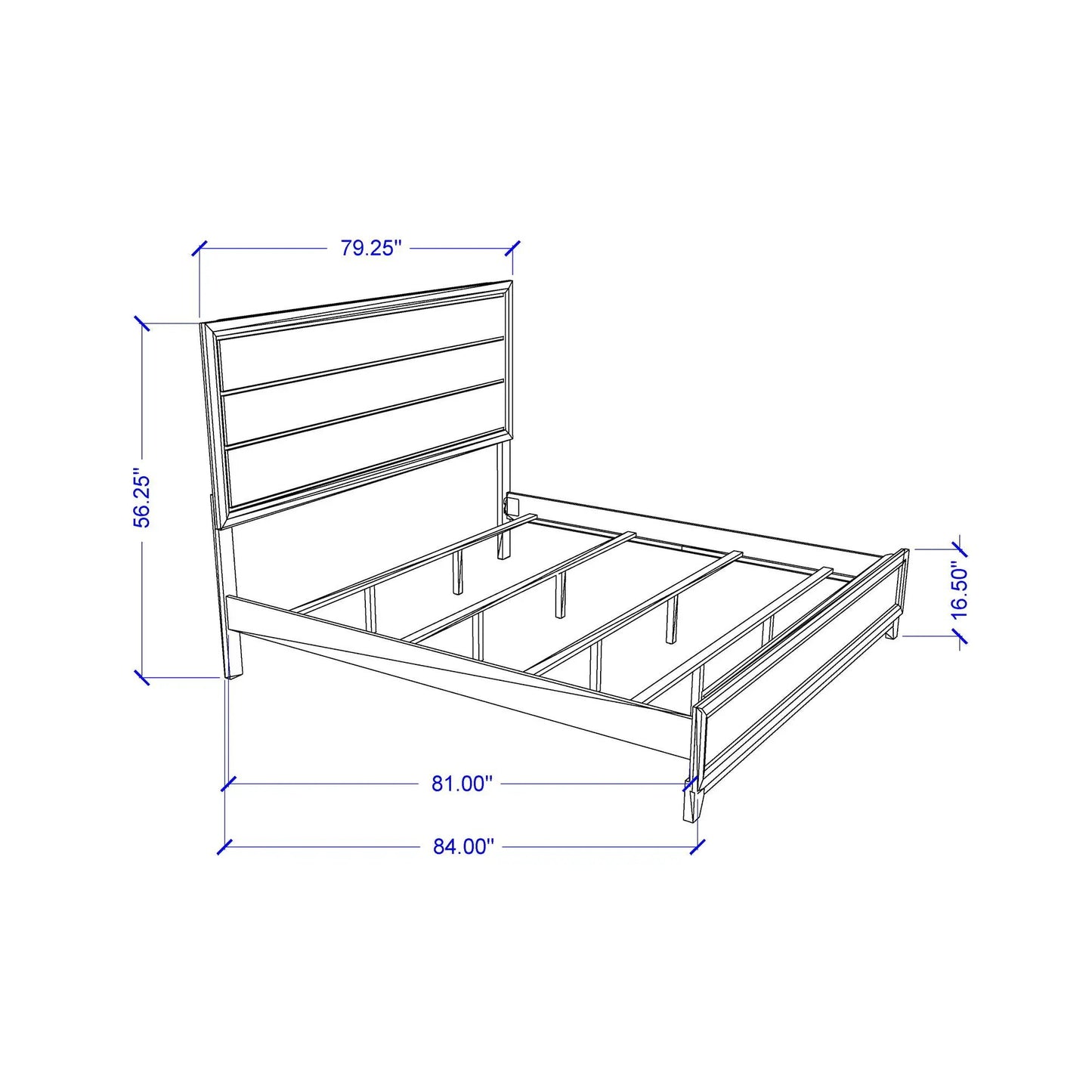 Mirage 5 Piece Bedroom Set In Durable Rubber Wood
