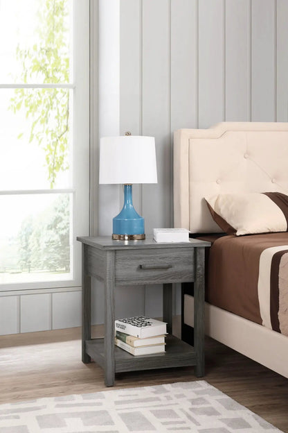 Salem Nightstand With Roller Drawer Glides