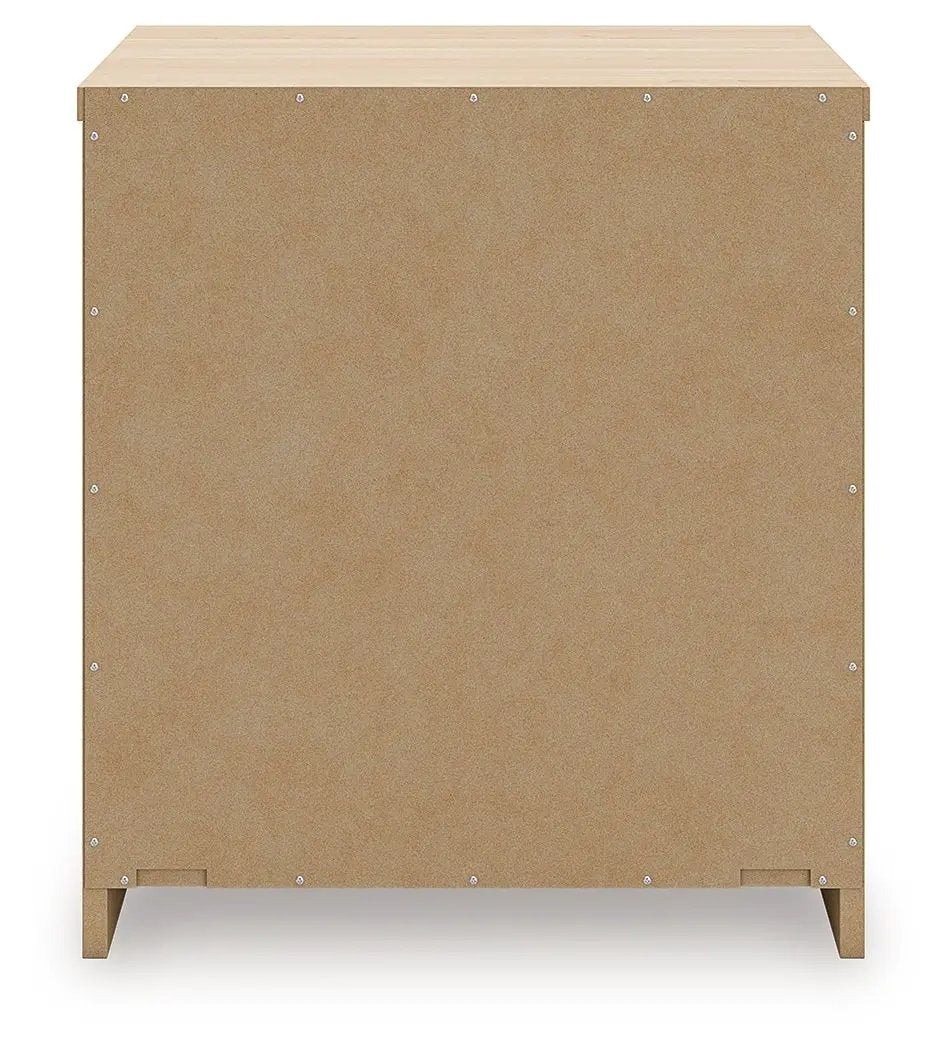Onita Two-Drawer Night Stand natural wood finish by Unique Piece Furniture on Tampa Home & Garden Store