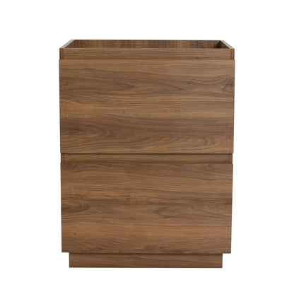 Modern Freestanding Vanity with Double Drawer