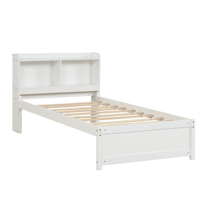 Twin Bed With Trundle And Storage Bookcase