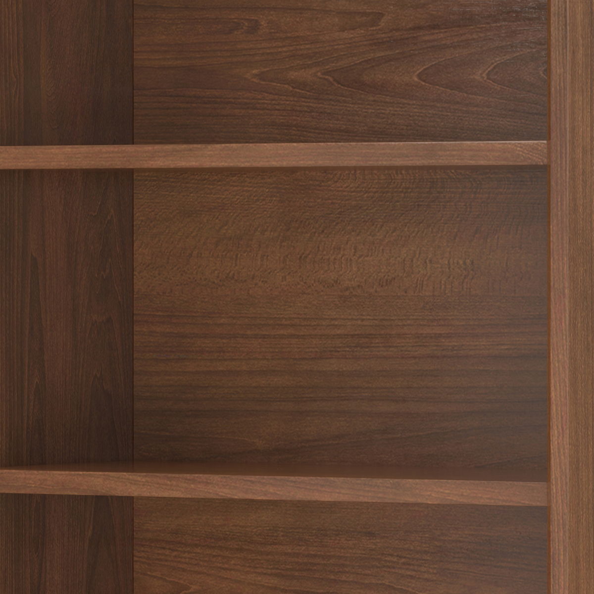 Handcrafted Mid Century Bookcase panel in warm walnut with rich wood grain by HouseOfZazla on Tampa Home & Garden Store