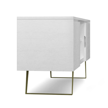 Lowry Handcrafted TV Media Stand With Doors