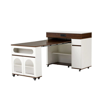 Extendable Dining Table With Folding Top