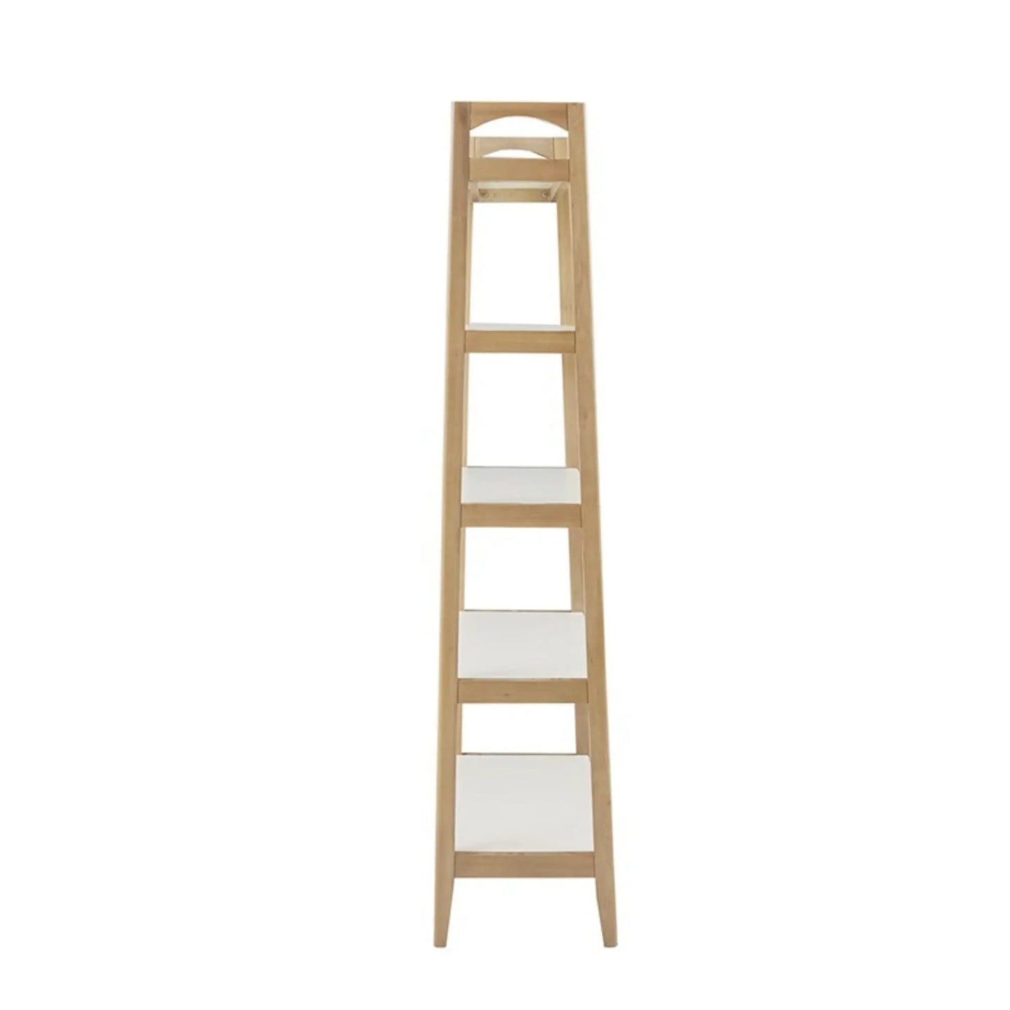Parker Bookcase with Five Shelves Off White