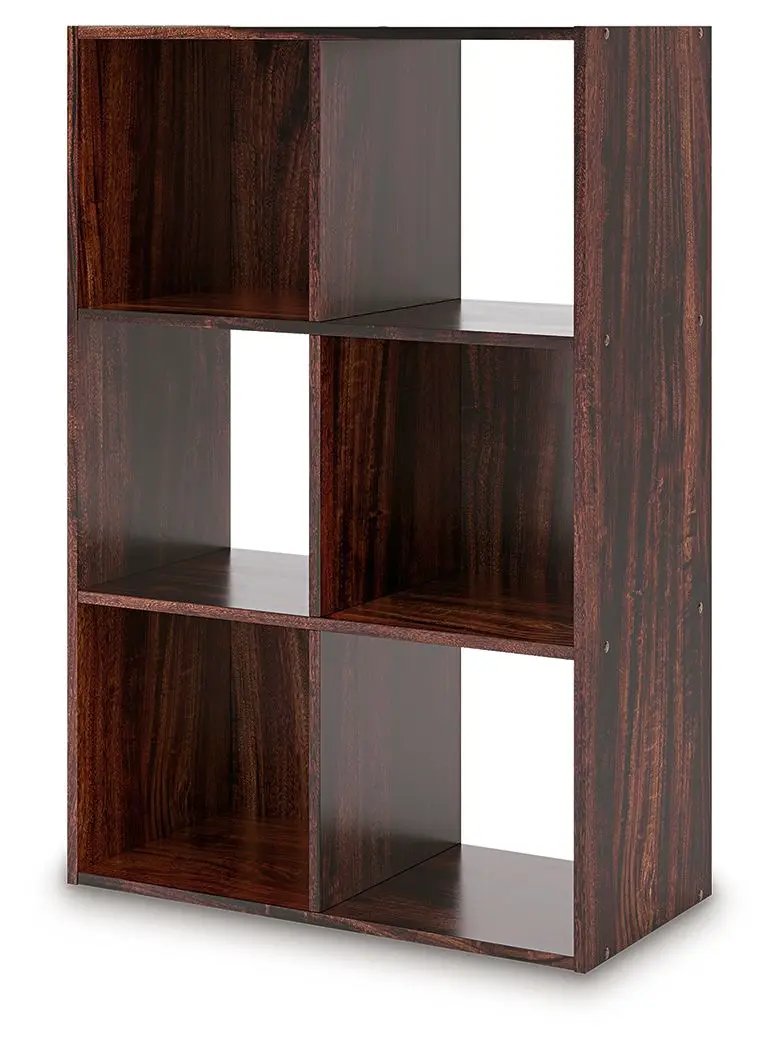 Glosmount cube organizer in dark walnut finish with six cube compartments on Tampa Home & Garden Store