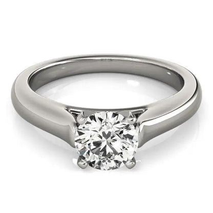 14k white gold cathedral solitaire diamond engagement ring, 1 cttw, by Bids.com on Tampa Home & Garden Store