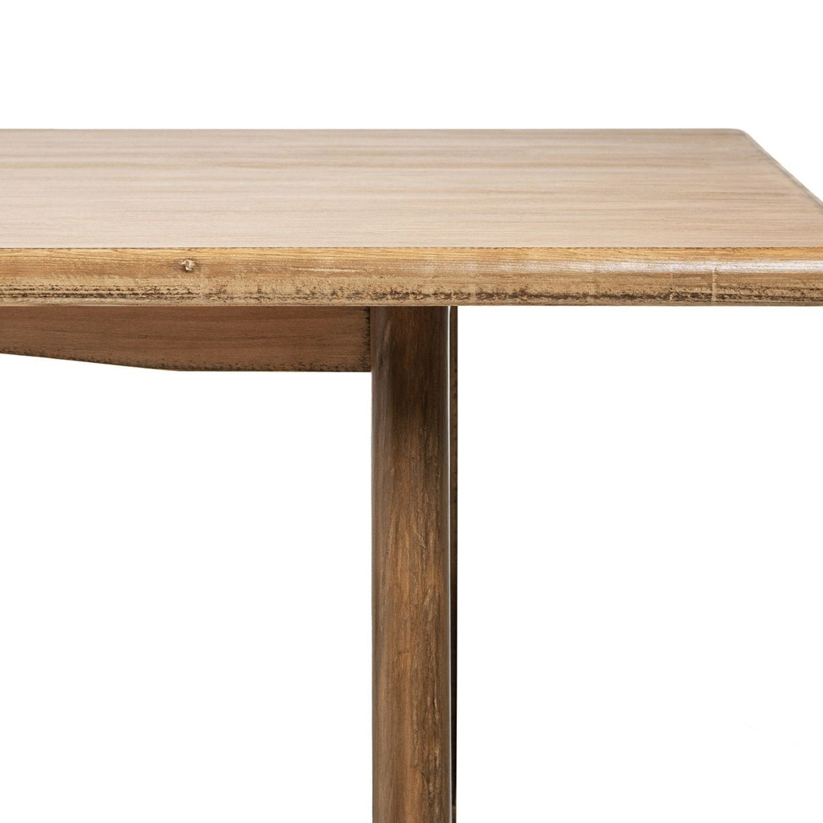 Antique Brown 8 Seater Dining Table with Reclaimed Pine Carmel by HouseOfZazla rustic edge on Tampa Home & Garden Store