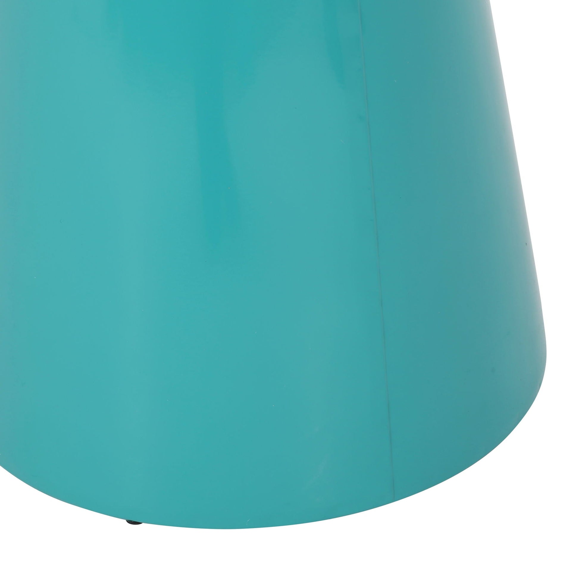 Serenita Outdoor Side Tables set of 2 by HouseOfZazla, turquoise teal curved surface on Tampa Home & Garden Store