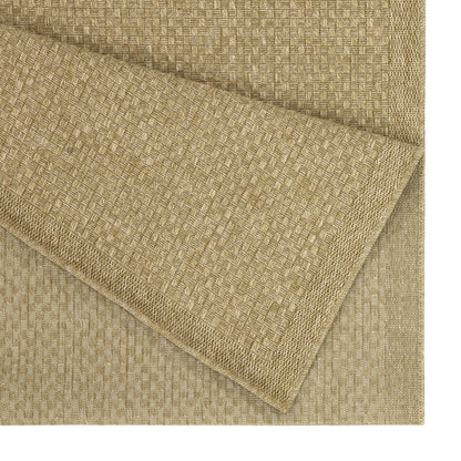 Earth GC_NTL1004 jute indoor/outdoor area rug by HouseOfZazla, natural beige woven texture on Tampa Home & Garden Store