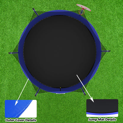 Large 14 Foot Trampoline And Safety Guard