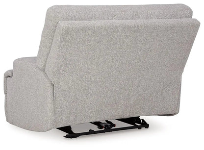 Acklen Place wide seat power recliner gray fabric upholstery by Unique Piece Furniture on Tampa Home & Garden Store