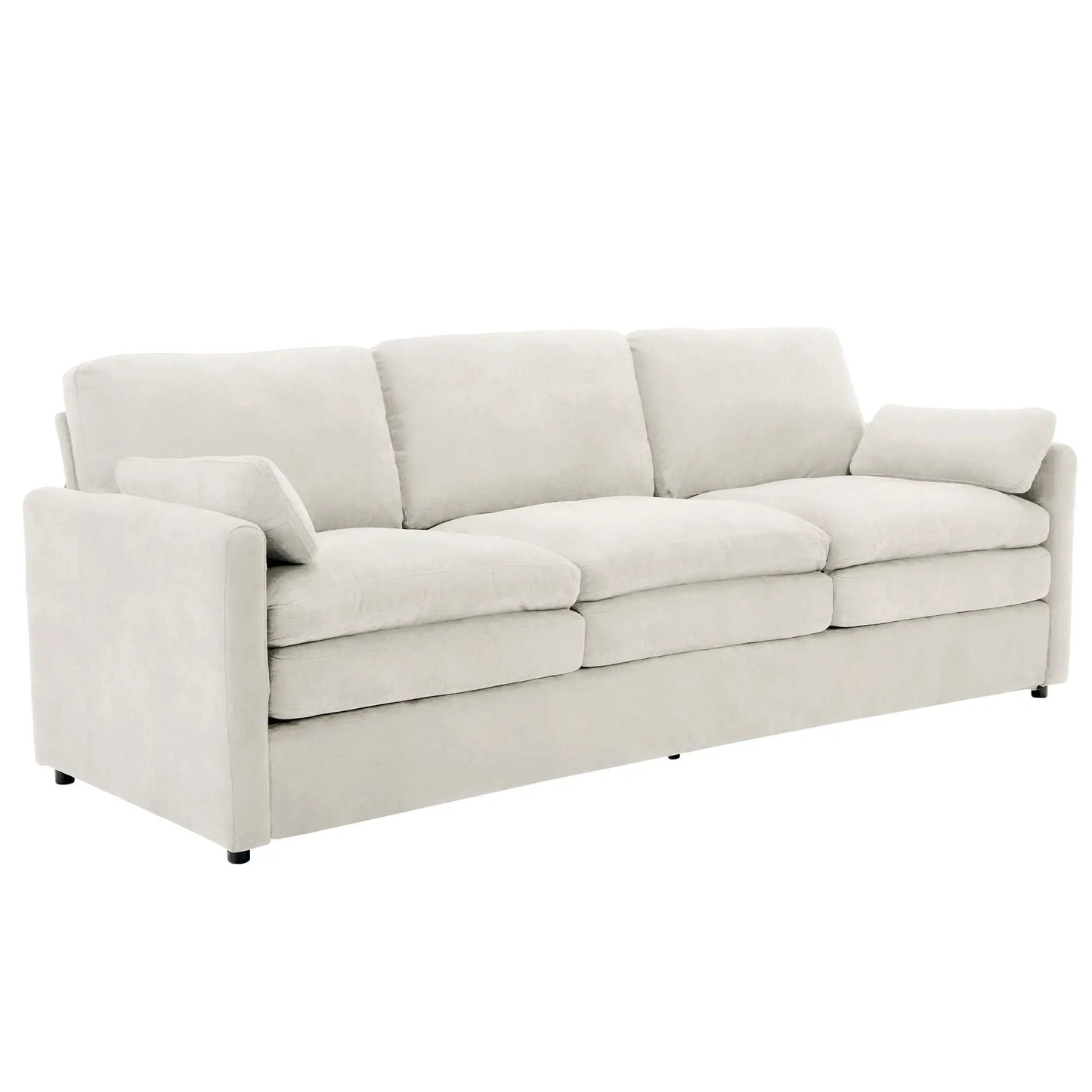 Cozy Upholstered 3 Seater Sofa for Living Room