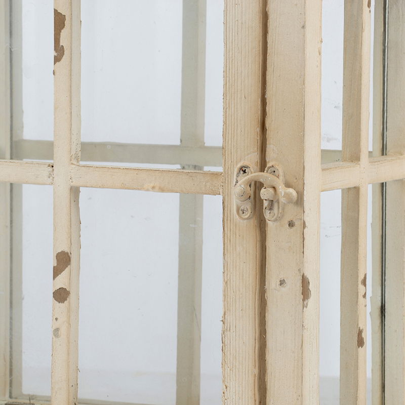The Ivory Wooden Lantern For Indoor Or Outdoor