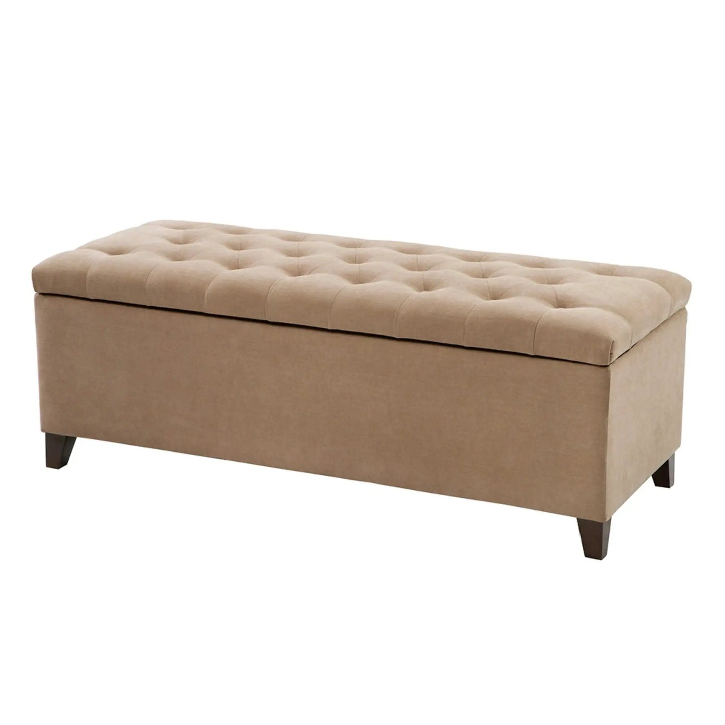 Tufted Top Storage Bench With Soft Close Lid