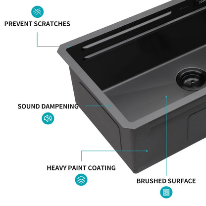 Undermount Workstation Sink and Faucet Set