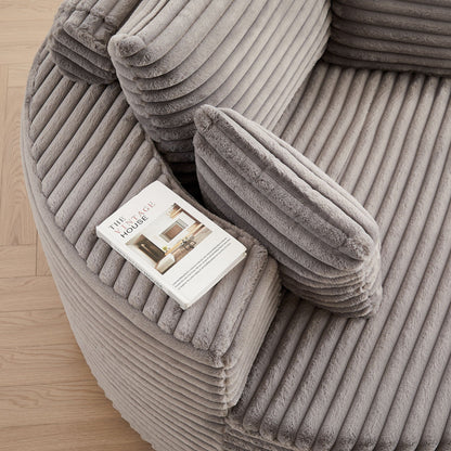 Modern Single Sofa and Swivel Sleeper Chair
