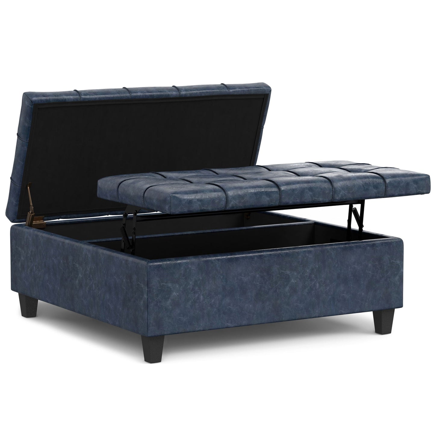 Harrison Upholstered Coffee Table Storage Ottoman
