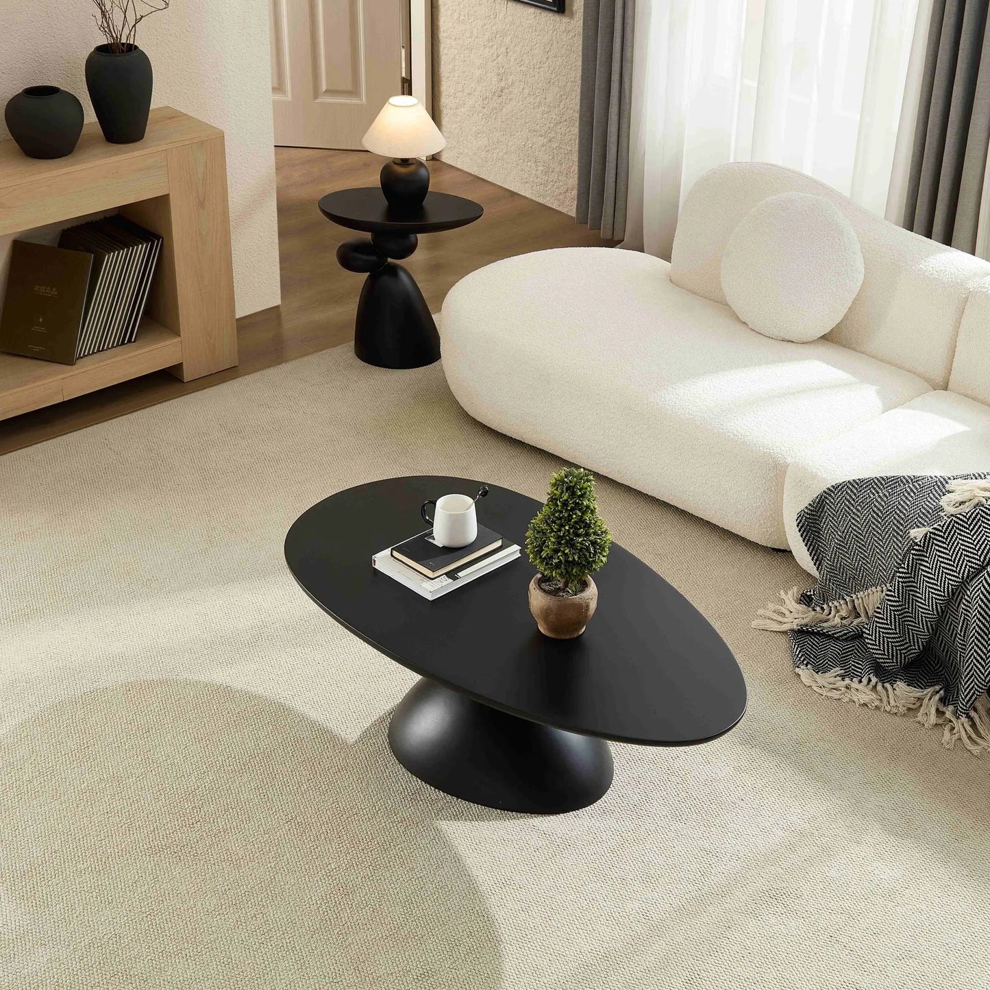 Tibetan Ritual Inspired Lucky Stone Shaped Table