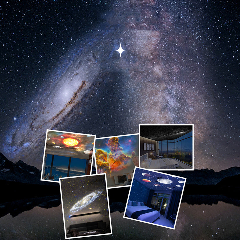My Store Night Light Galaxy Projector 360° starry sky lamp with six Polaroid frames on Tampa Home & Garden Store