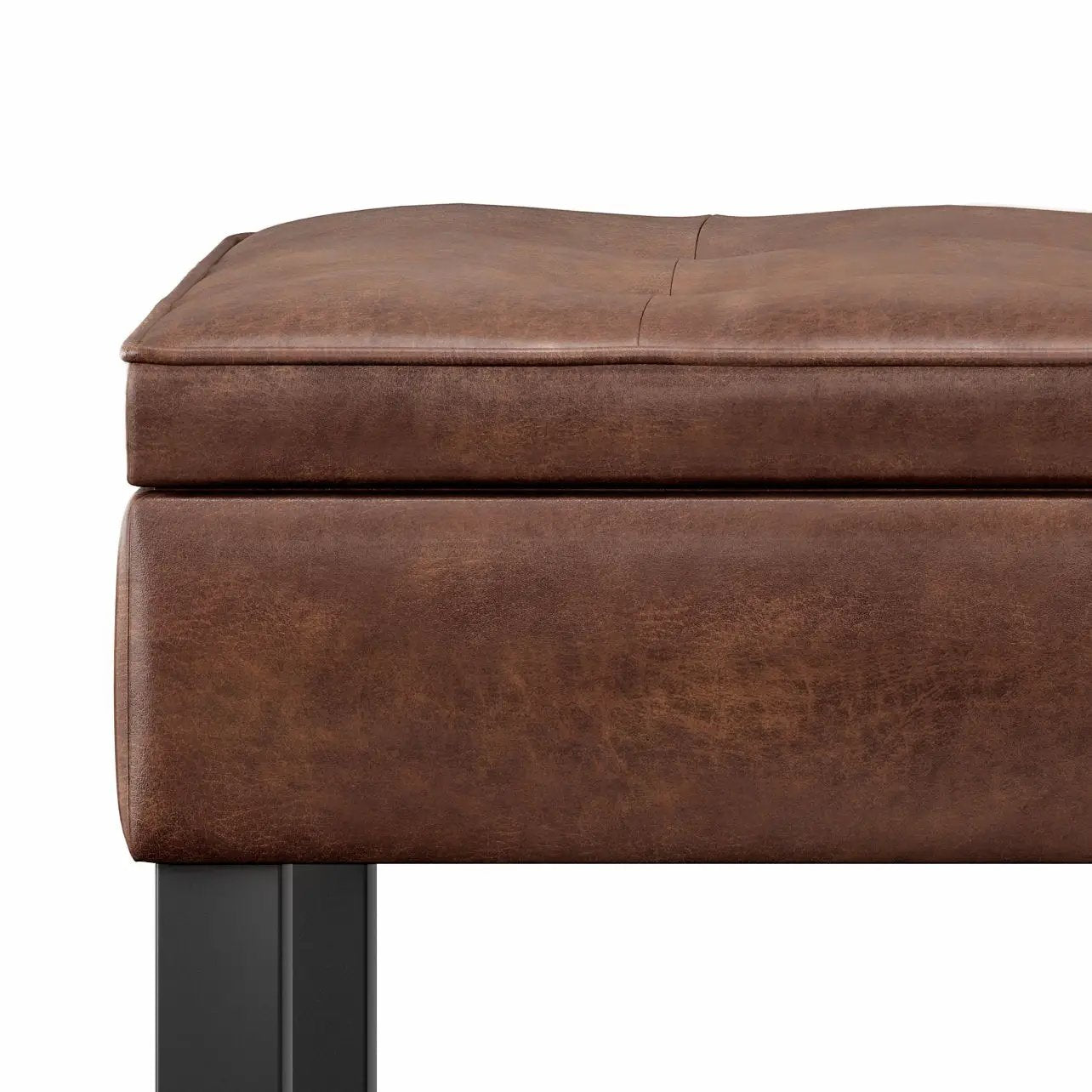 Cosmopolitan Storage Ottoman Bench Open Bottom