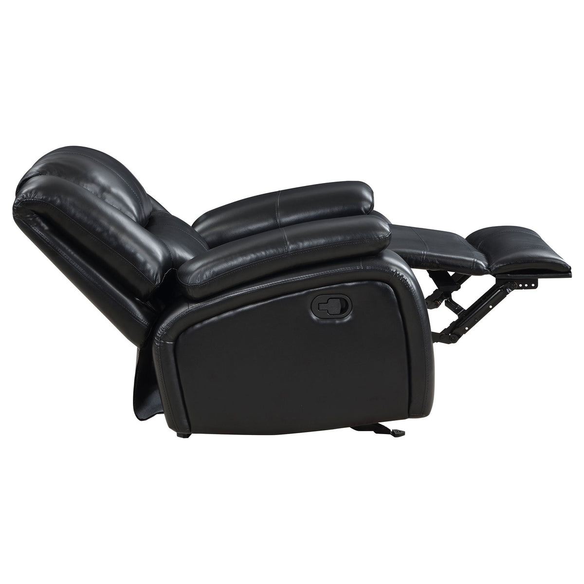 Elodie Plush Glider Recliner and Cushions