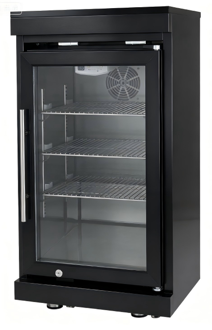 Black Single Door Fridge for Outdoor Kitchen