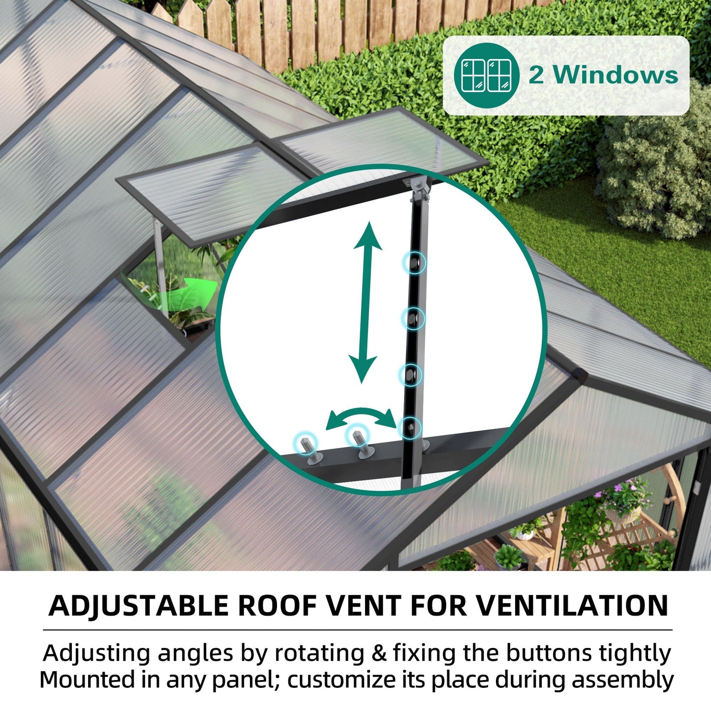 Windproof All Season Outdoor Garden Shelter