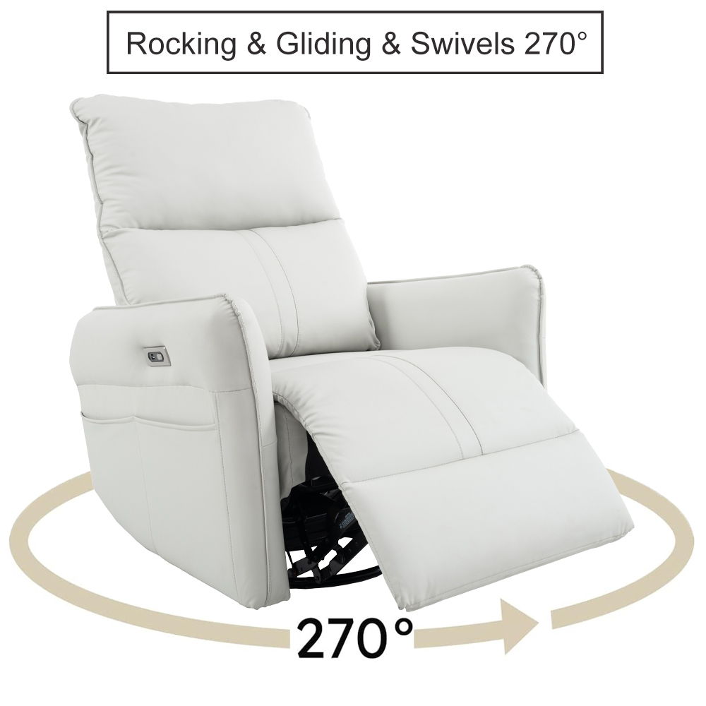 Electric Recliner with USB and Type C for Bedroom
