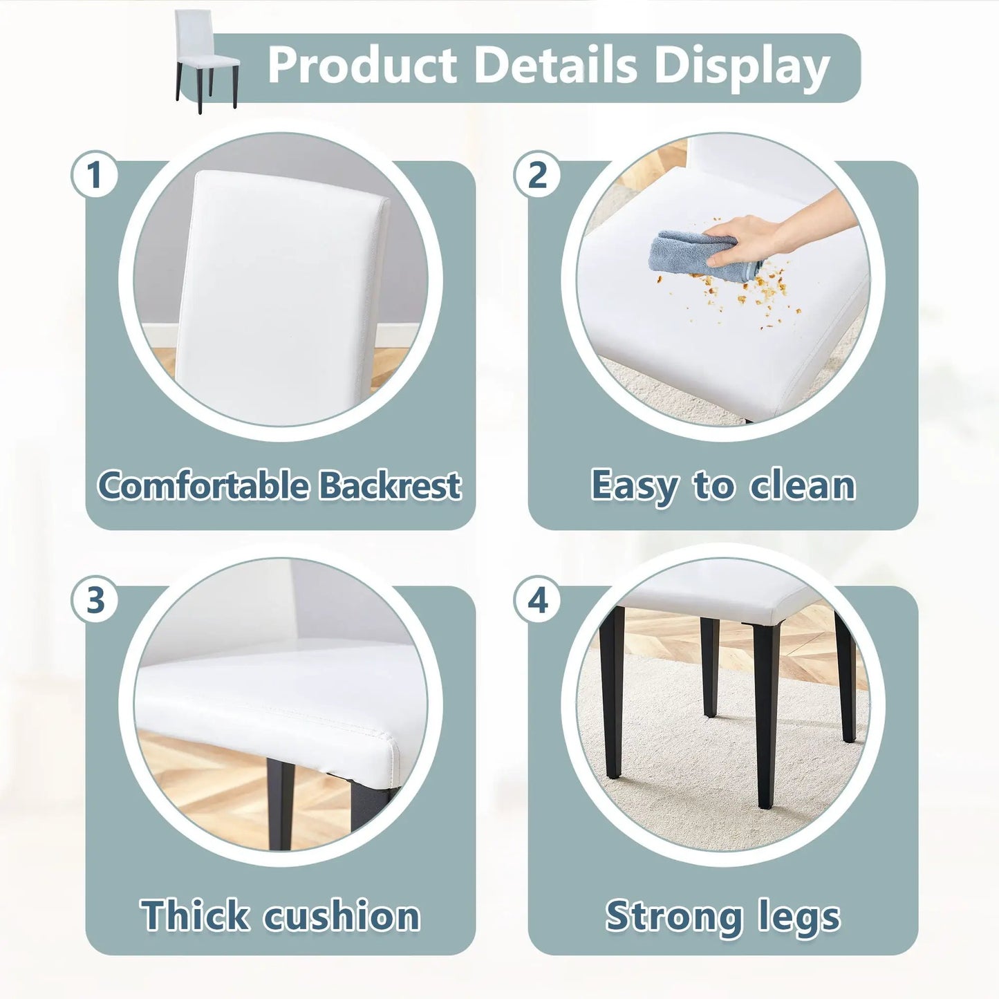 Versatile Dining Chairs with Comfortable Design